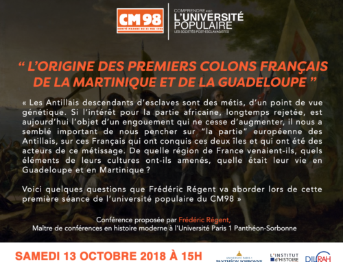 L’origine des premiers colons français de la Martinique et de la Guadeloupe !
