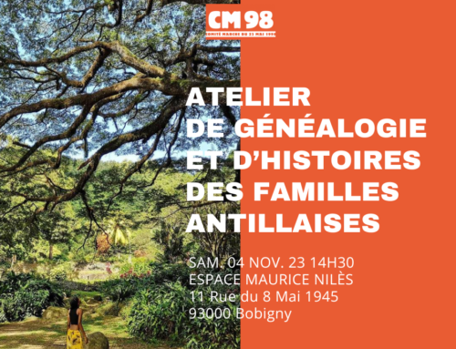 Atelier de généalogie et d’Histoires des Familles Antillaises samedi 4 novembre 2023 à Bobigny