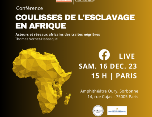Cours de l’université populaire : “Coulisses de l’esclavage en Afrique” samedi 16 décembre 2023