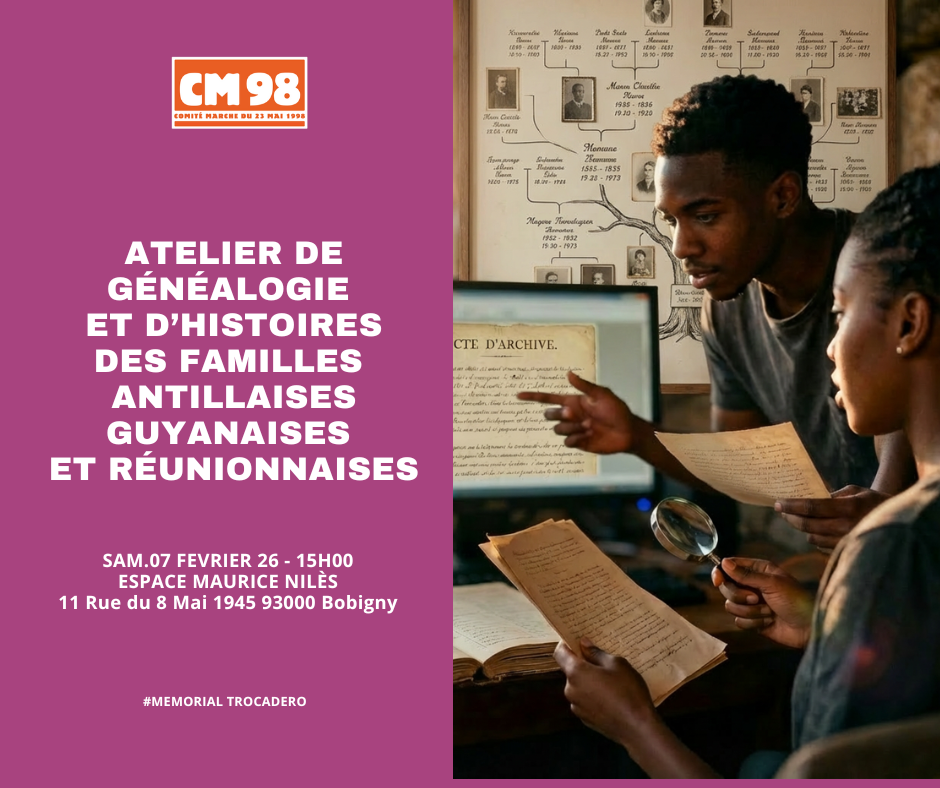 Atelier de généalogie – À la rencontre de votre histoire familiale samedi 7 février 2026 à 15h
